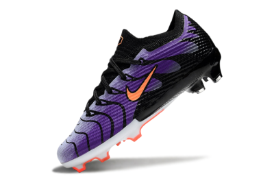 Kids Nike Air Zoom Mercurial Vapor 15 Elite FG Low-Tops Football Boots - Purple/Orange/Black