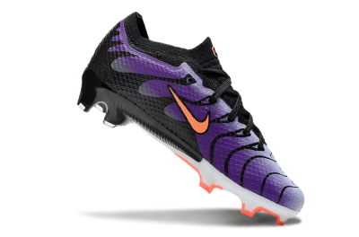 Kids Nike Air Zoom Mercurial Vapor 15 Elite FG Low-Tops Football Boots - Purple/Orange/Black
