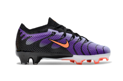Kids Nike Air Zoom Mercurial Vapor 15 Elite FG Low-Tops Football Boots - Purple/Orange/Black