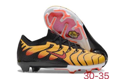 Kids Nike Air Zoom Mercurial Vapor 15 Elite FG Low-Tops Football Boots - Yellow/Black/Red