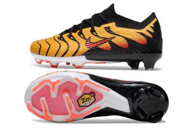 Kids Nike Air Zoom Mercurial Vapor 15 Elite FG Low-Tops Football Boots - Yellow/Black/Red