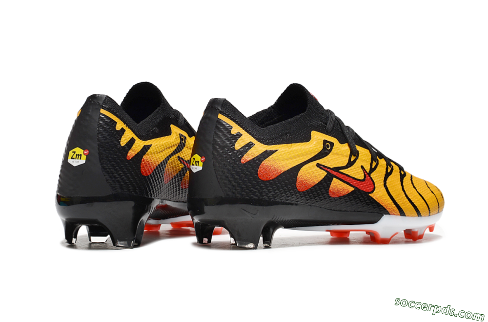 Kids Nike Air Zoom Mercurial Vapor 15 Elite FG Low-Tops Football Boots - Yellow/Black/Red 7