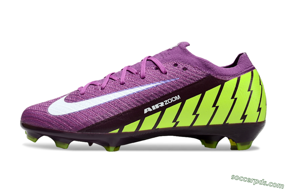 Nike Air Zoom Mercurial Vapor 16 Elite FG Low-Tops Football Boots - Purple/White/Yellow/Brown 2