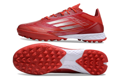 Adidas F50 Pro TF Low-Tops Football Shoes - Red/Silver/White