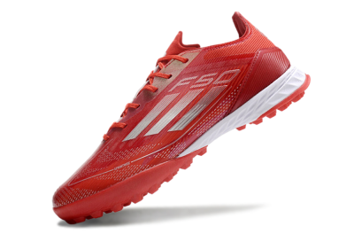 Adidas F50 Pro TF Low-Tops Football Shoes - Red/Silver/White