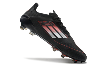 Adidas F50 Eltie FG Low-Tops Football Boots - Black/White/Red
