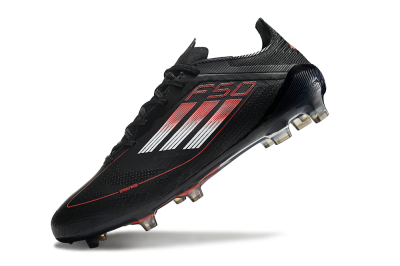 Adidas F50 Eltie FG Low-Tops Football Boots - Black/White/Red