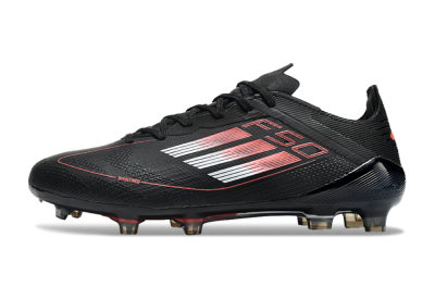 Adidas F50 Eltie FG Low-Tops Football Boots - Black/White/Red