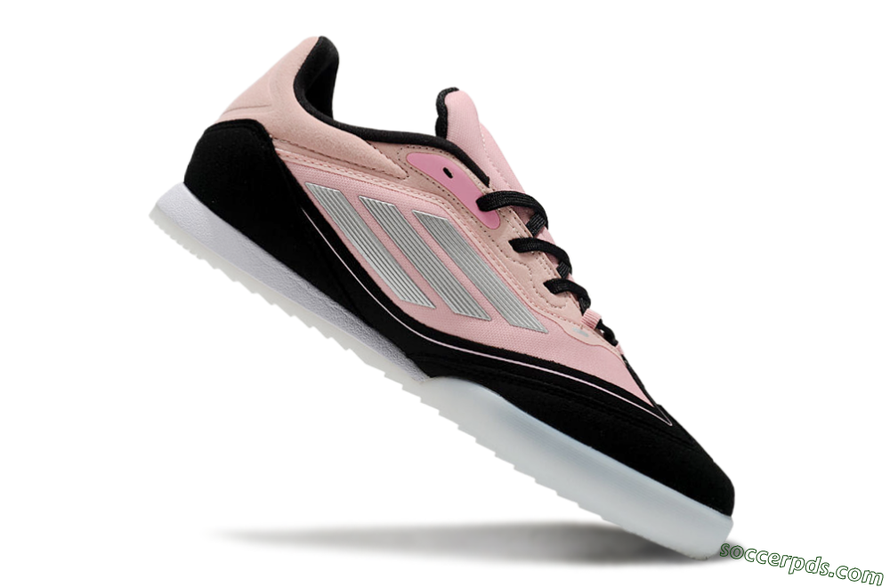 Messi Adizero F50 Freestyle IC Low-Tops Football Shoes - Pink/Silver/Black 4