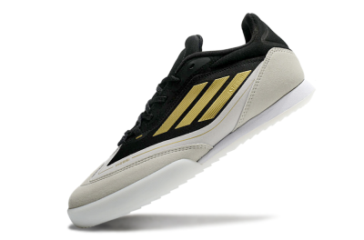 Messi Adizero F50 Freestyle IC Low-Tops Football Shoes - Grey/Black/Gold