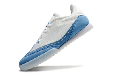 Messi Adizero F50 Freestyle IC Low-Tops Football Shoes - White/Blue/Grey