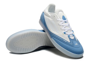 Messi Adizero F50 Freestyle IC Low-Tops Football Shoes - White/Blue/Grey