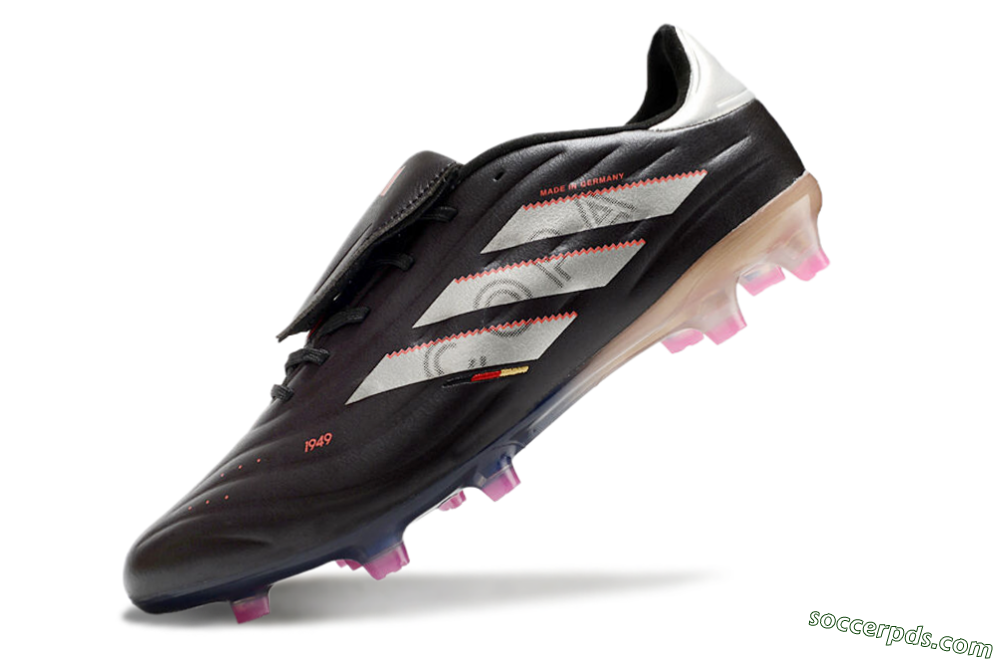 Adidas Copa Pure 2 FG Low-Tops Football Boots - Black/White/Blue 5