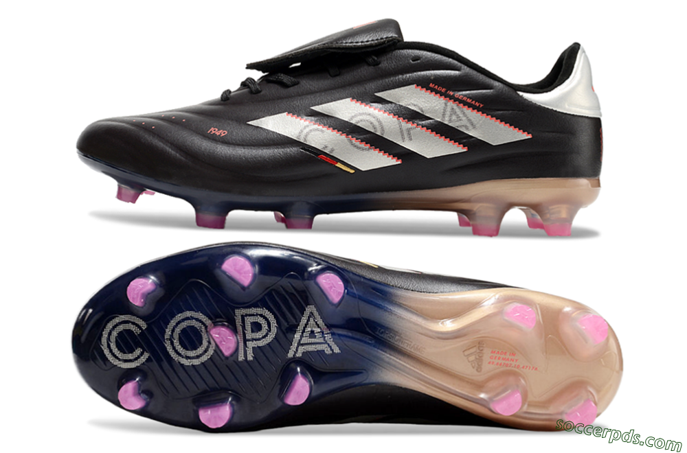 Adidas Copa Pure 2 FG Low-Tops Football Boots - Black/White/Blue 0