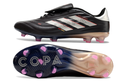 Adidas Copa Pure 2 FG Low-Tops Football Boots - Black/White/Blue