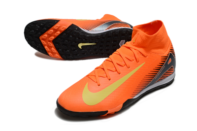 Nike Air Zoom Mercurial Superfly 10 Elite TF High-Tops Football Shoes - Red/Yellow/Black