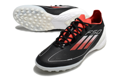 Adidas F50 Pro TF Low-Tops Football Shoes - Black/Red/White