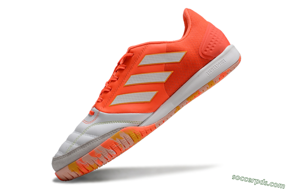 Adidas Top Sala Competition IC Low-Tops Football Shoes - White/Red/Yellow 5