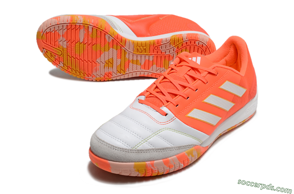 Adidas Top Sala Competition IC Low-Tops Football Shoes - White/Red/Yellow 3