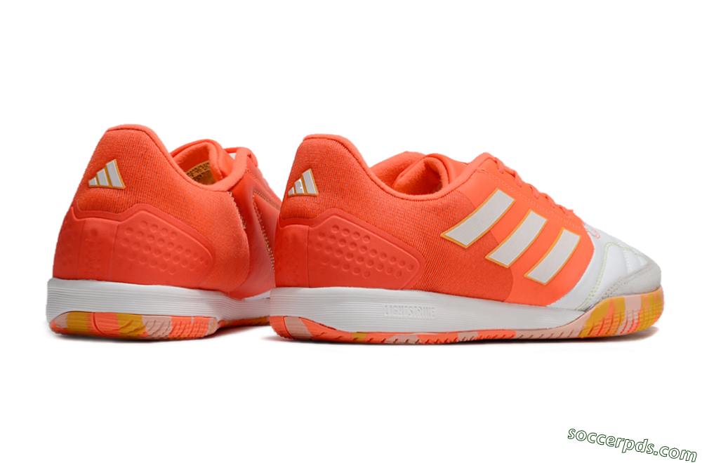 Adidas Top Sala Competition IC Low-Tops Football Shoes - White/Red/Yellow 6