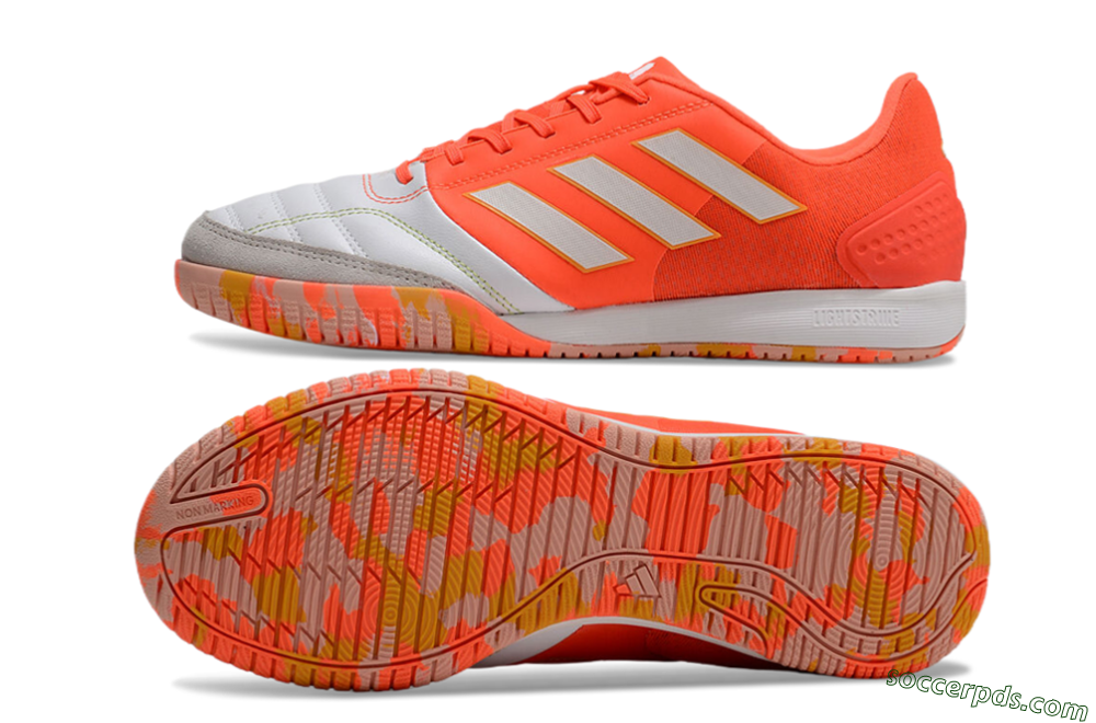 Adidas Top Sala Competition IC Low-Tops Football Shoes - White/Red/Yellow 0