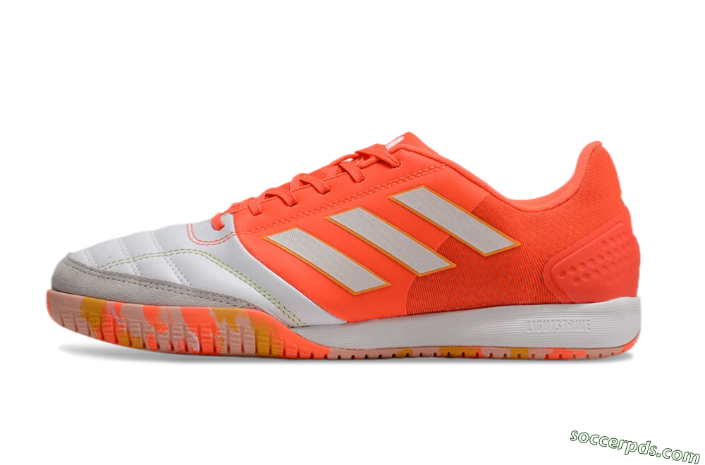 Adidas Top Sala Competition IC Low-Tops Football Shoes - White/Red/Yellow 2