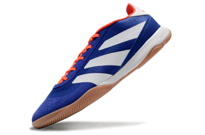 Adidas Predator 24 Elite IC Low-Tops Football Shoes - Blue/White/Brown