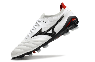 Mizuno Morelia Neo 4 FG Low-Tops Football Boots - White/Black/Red