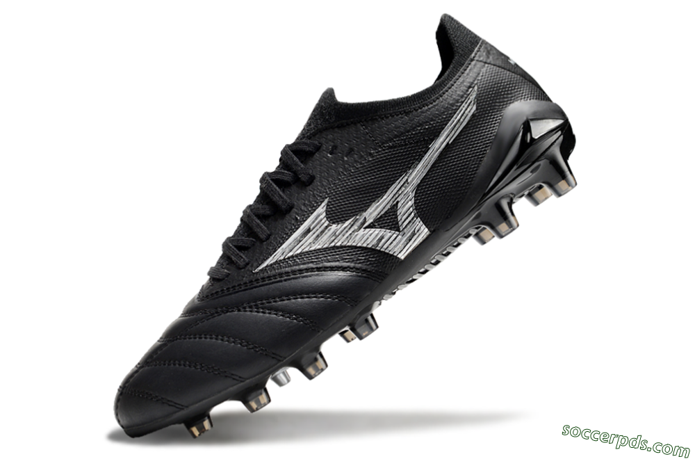 Mizuno Morelia Neo 4 FG Low-Tops Football Boots - Black/White 5