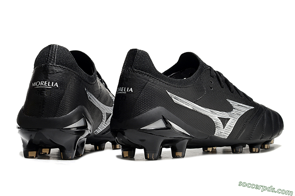Mizuno Morelia Neo 4 FG Low-Tops Football Boots - Black/White 6
