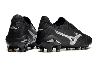 Mizuno Morelia Neo 4 FG Low-Tops Football Boots - Black/White