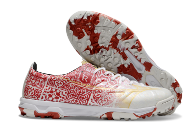 Mizuno Morelia Neo TF Low-Tops Football Shoes - White/Red/Gold