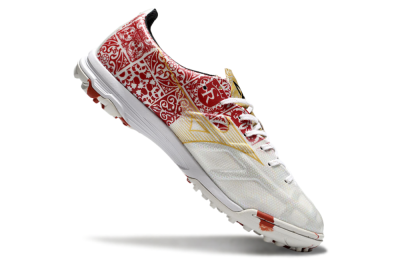 Mizuno Morelia Neo TF Low-Tops Football Shoes - White/Red/Gold