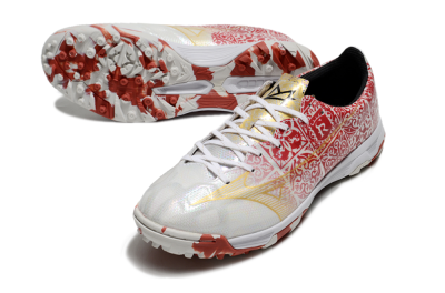 Mizuno Morelia Neo TF Low-Tops Football Shoes - White/Red/Gold