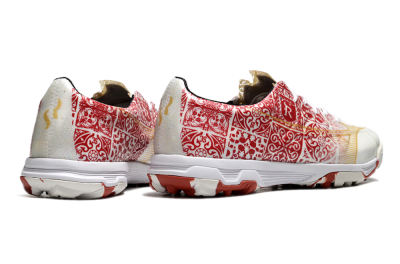 Mizuno Morelia Neo TF Low-Tops Football Shoes - White/Red/Gold