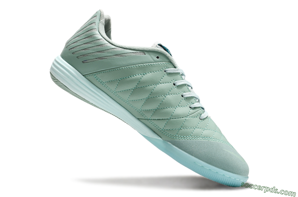 Nike Lunar Gato 2 IC Low-Tops Football Shoes - Jade/White 4
