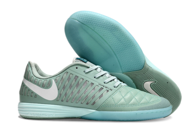 Nike Lunar Gato 2 IC Low-Tops Football Shoes - Jade/White