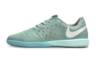 Nike Lunar Gato 2 IC Low-Tops Football Shoes - Jade/White