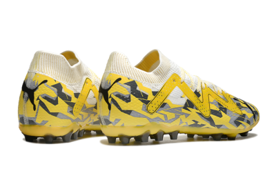 Puma Future Ultimate MG Low-Tops Football Boots - Yellow/White/Grey