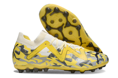 Puma Future Ultimate MG Low-Tops Football Boots - Yellow/White/Grey