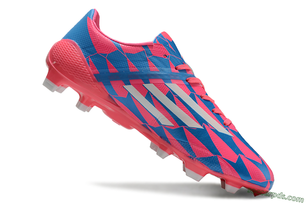 Adidas F50 Elite FG Low-Tops Football Boots - Blue/Red/Silver 4