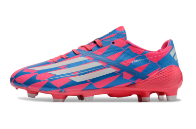Adidas F50 Elite FG Low-Tops Football Boots - Blue/Red/Silver