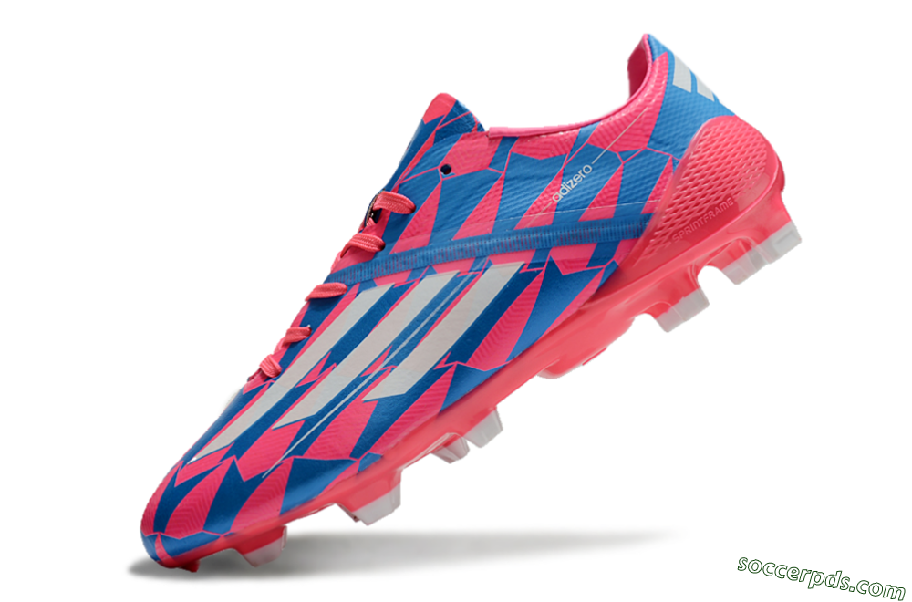 Adidas F50 Elite FG Low-Tops Football Boots - Blue/Red/Silver 5