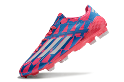 Adidas F50 Elite FG Low-Tops Football Boots - Blue/Red/Silver