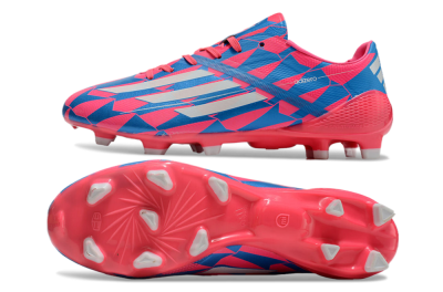 Adidas F50 Elite FG Low-Tops Football Boots - Blue/Red/Silver