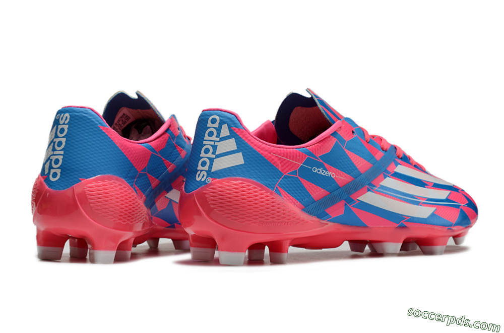 Adidas F50 Elite FG Low-Tops Football Boots - Blue/Red/Silver 6