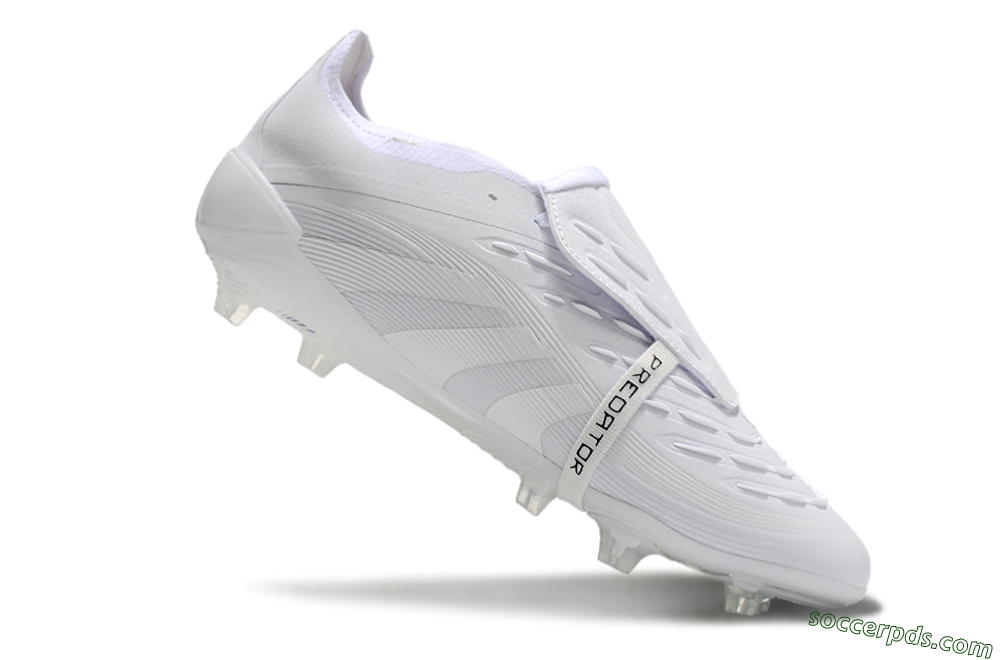 Adidas Predator Elite Foldover Tongue FG Low-Tops Football Boots - White/Silver 4