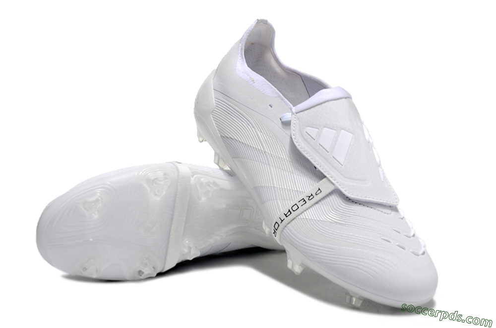 Adidas Predator Elite Foldover Tongue FG Low-Tops Football Boots - White/Silver 3