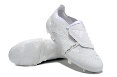 Adidas Predator Elite Foldover Tongue FG Low-Tops Football Boots - White/Silver