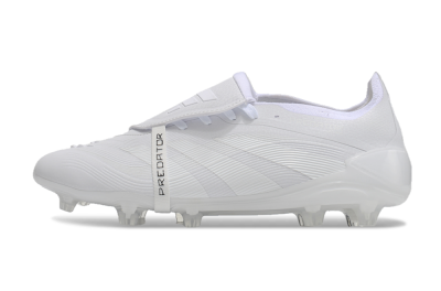 Adidas Predator Elite Foldover Tongue FG Low-Tops Football Boots - White/Silver